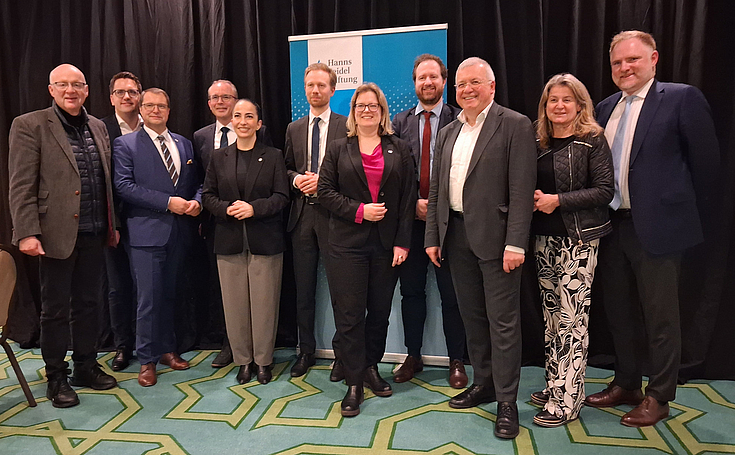 German Bundestag delegation with representatives of German and European business associations in Brussels