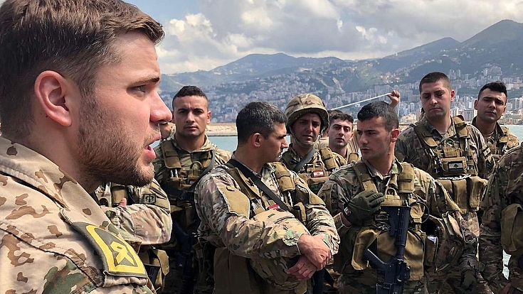 Figure 1: Bundeswehr in Lebanon: Since 2021, the German Navy has been in command of Maritime Task Force 448 to protect Lebanese coastal waters as part of UNIFIL.