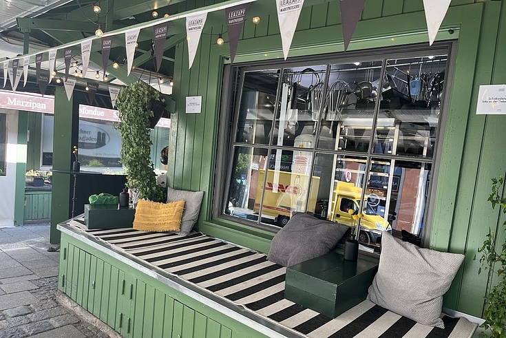 Das Café von Lea Zapf am Münchner Viktualienmarkt